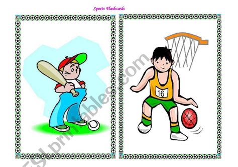 Sports Flash Cards 的图像结果