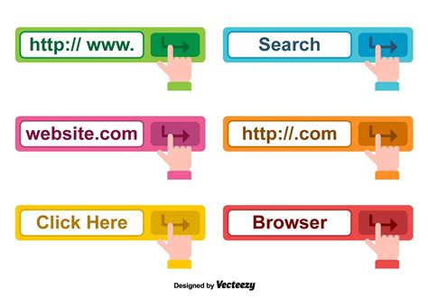 Address Bar Vector Icons 136590 Vector Art at Vecteezy