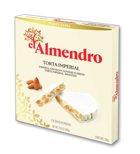 El Almendro Crunchy Almond Turron Round, 200Gram : Amazon.in: Grocery ...