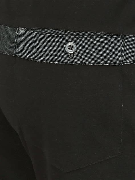 BLACK SOLID KNITTED BASIC TRACK PANT – Allocate India