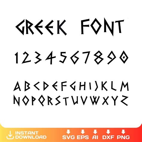 Greek Fonts