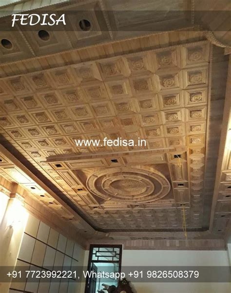 Wood Ceiling, Office Reception False Ceiling Design Office Roof Ceiling ...