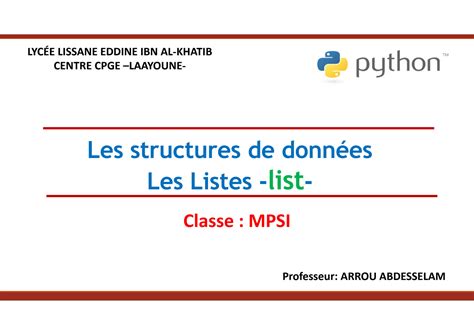 Image result for Afficher Liste En Python
