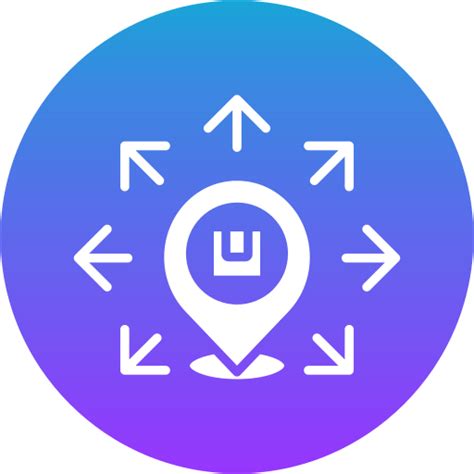 Distribution - Free shipping and delivery icons