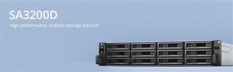 Synology 12bay Dual Controller SAS NAS SA3200D (Diskless)