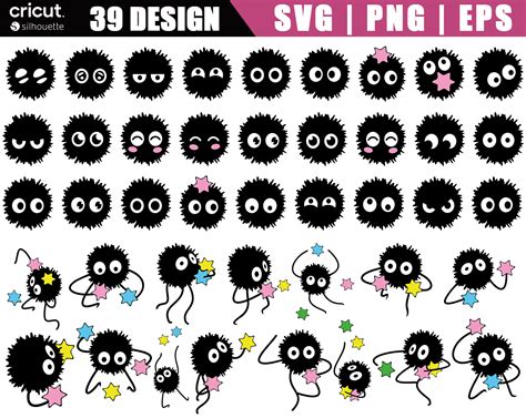 Soot Sprite Svg Studio Ghibli Svg Soot Sprite Png Soot - Etsy Finland