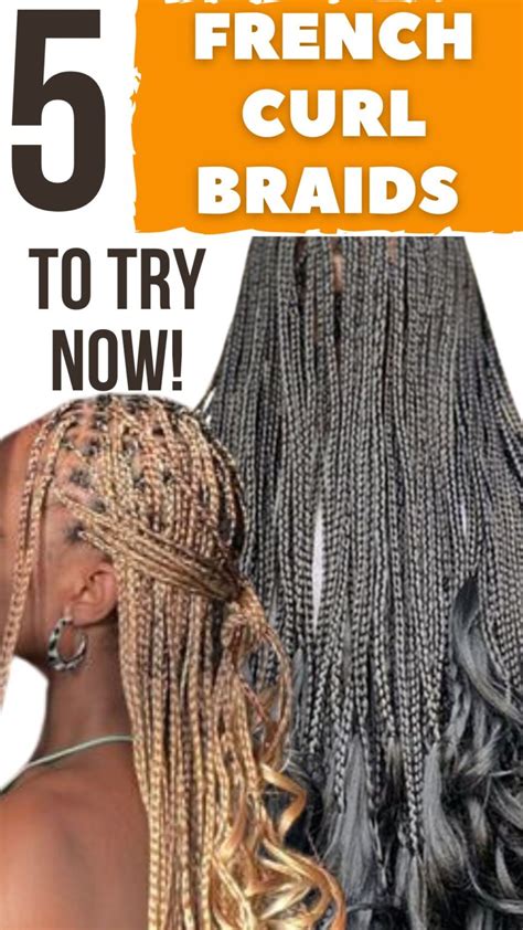 French Curl Box Braids Tutorial 的图像结果