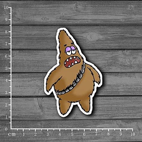 Gadgets Wrap Vinyl Patrick Or Chewbacca? Cute Cartoon Laptop Notebook ...