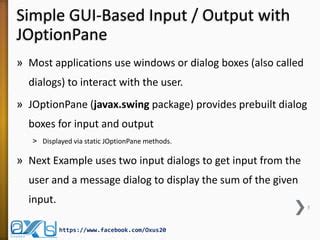 Image result for GUI User Input Java