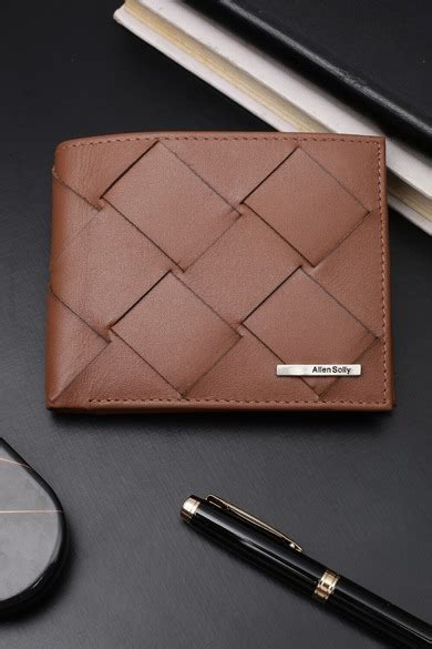 Buy Men Brown Textured Leather Wallet Online - 39740963 | Allen Solly