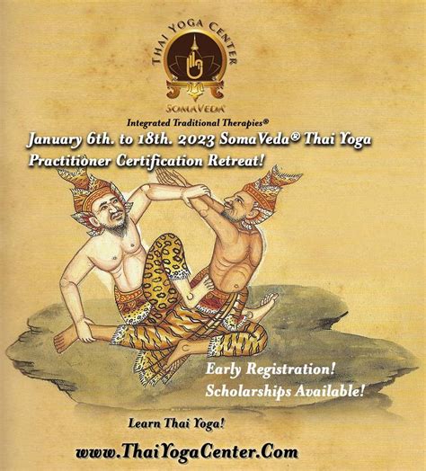 SomaVeda Thai Yoga Practitioner Certificate Retreat, Learn Thai Yoga ...