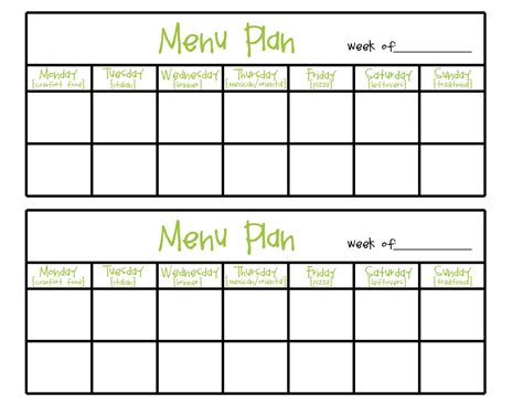 Types of Menu Planning 的图像结果