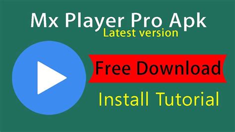 MX Player Pro APK for Android Download