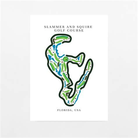 Golf Course Map Poster 的图像结果