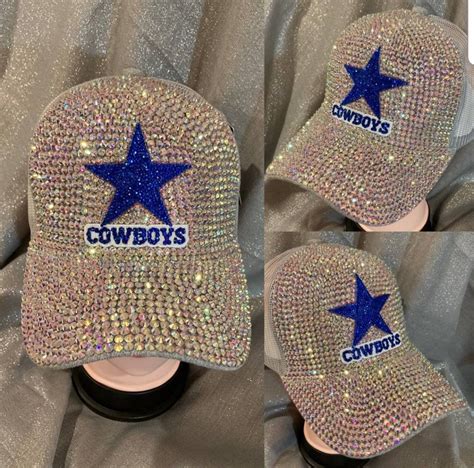 Cowboys Bling Cap - Etsy | Dallas cowboys outfits, Dallas cowboys decor ...