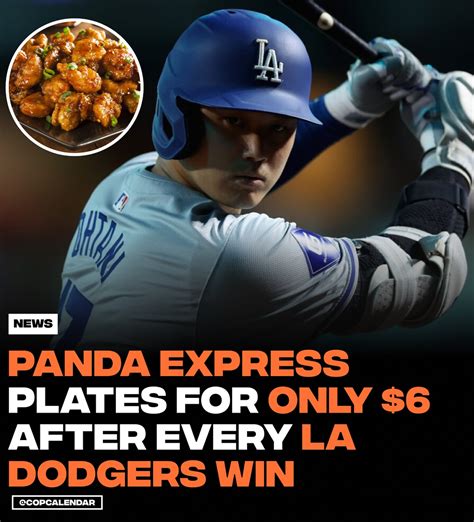 Cop Calendar | Panda Express!!! Grab a plate at Panda Express for $6 ...