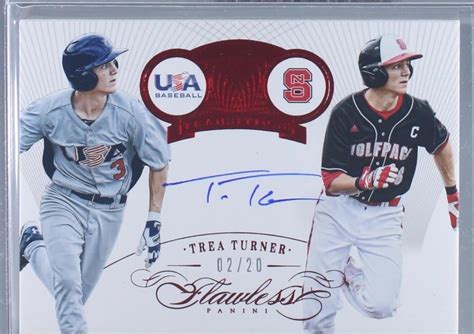 2016 Panini Flawless - Transitions Trea Turner #T-TT Ruby /20 (AU, RC) for sale online | eBay