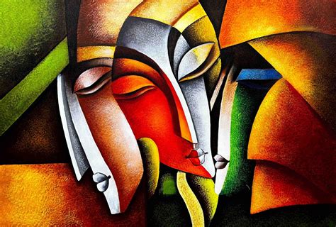 Contemporary Art Figures Painting Handpainted painting