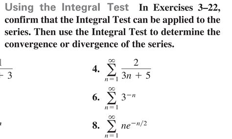 Image result for Using Integral Test for Series