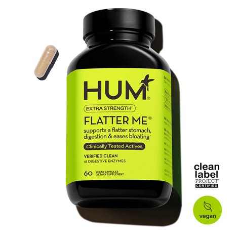 Flatter Me Extra Strength | Extra Strength Bloat Relief - HUM Nutrition