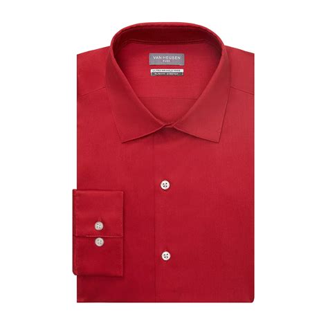 Van Heusen Slim Ultra Flex Mens Slim Fit Stretch Fabric Wrinkle Free ...