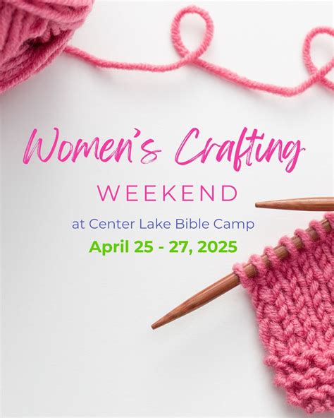 Womens Crafting Weekend, 15204 20 Mile Rd, Tustin, MI, United States ...