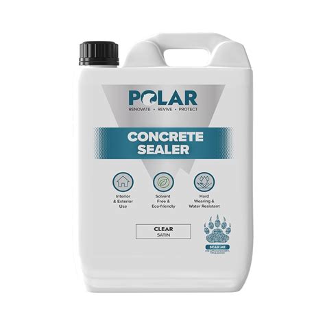 Polar Dust Proof Concrete Sealer Clear - 1.32 Gallon - Satin Finish ...