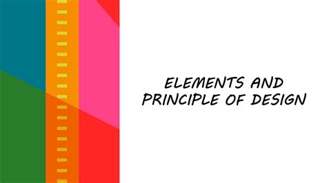 ELEMENTS AND PRINCIPLE OF DESIGN on Behance