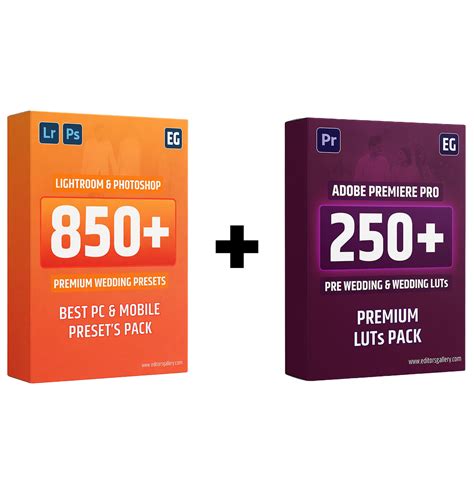 BUY 1 GET 1 (Presets + LUTs Bundle) (Mobile +PC) – Editors Gallery