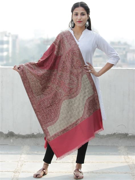Pure Wool Stoles From kashmir – InduBindu