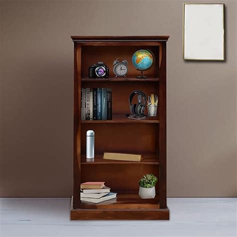 BADHEE Sheesham Wood Book Shelf (1) Solid Wood in pure Sheesham Wood ...