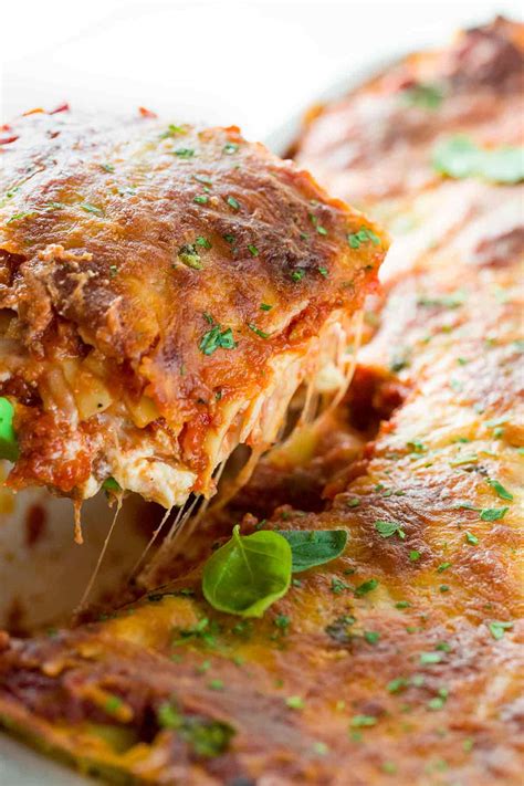 Meat Lasagna with Ground Beef and Pork Sausage   Jessica Gavin