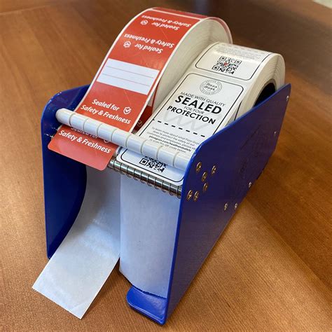 4.5" Label Dispenser Machine - Manual Label Dispenser