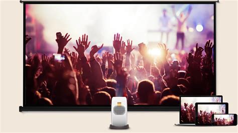 GV31 | 1080p Portable Smart Projector with Extra Bass & Wireless ...