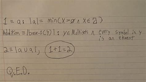 Why is this not proof that 1 + 1 = 2 : r/mathematics