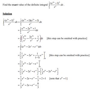 Image result for Exponential Integration Examples