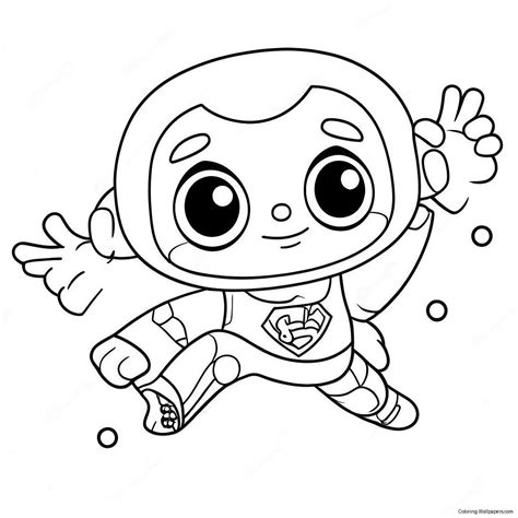 Super Why Coloring Page (6500-5176)