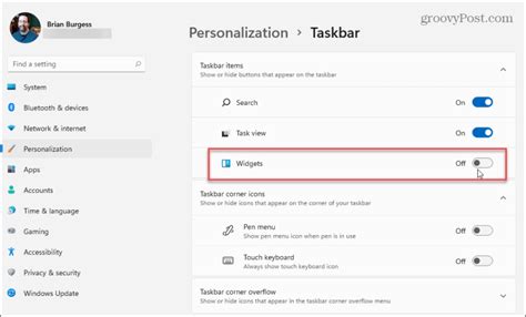 Remove Widgets From Taskbar 的图像结果