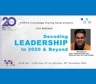 Knowledge Sharing at NICMAR Pearl City, PMI Hyderabad Chapter - Manage ...