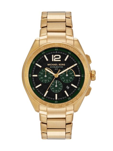 Michael Kors MK9177: Buy Michael Kors Accelerator 2.0 Gold Watch MK9177 ...