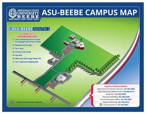 Arkansas State University Beebe Campus Map (2025-2024) - All Maps