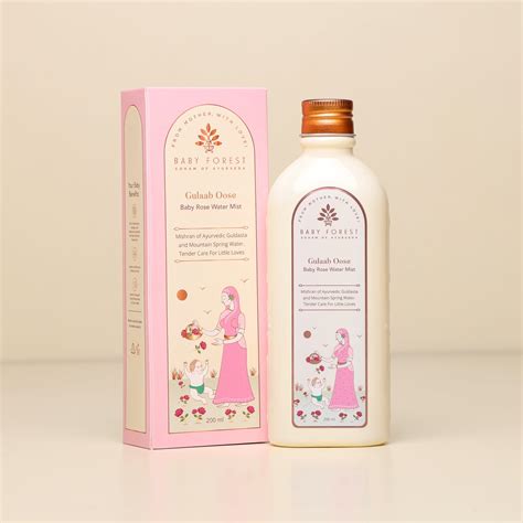 Buy Baby Rose Water Mist Online - Gulaab Oose | Baby Forest
