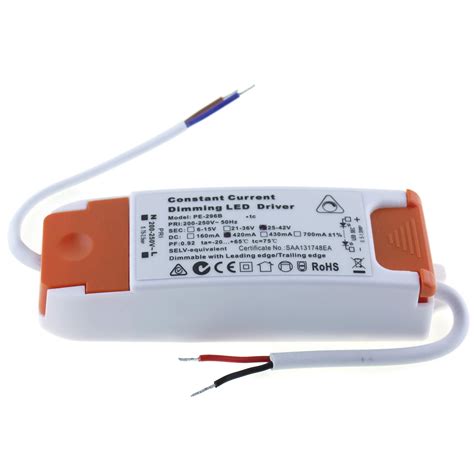 Buy LED Driver / Power Supply 25-42V DC; 420 mA; dimmable via phase ...