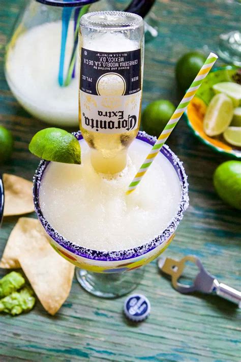 CoronaRita Frozen Margarita Coronita Cocktails - Delicious Table