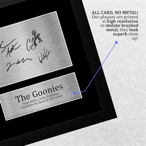 Buy HWC Trading FR A4 The Goonies Sean Astin & Cast Gifts Printed ...