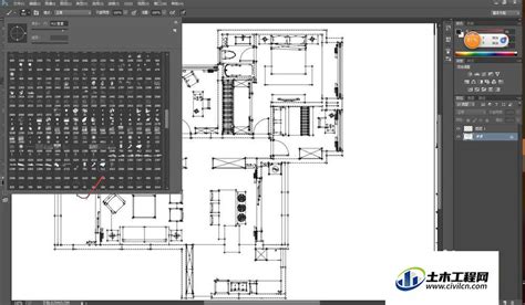 【CAD】【PS】室内设计平面彩图制作教学②