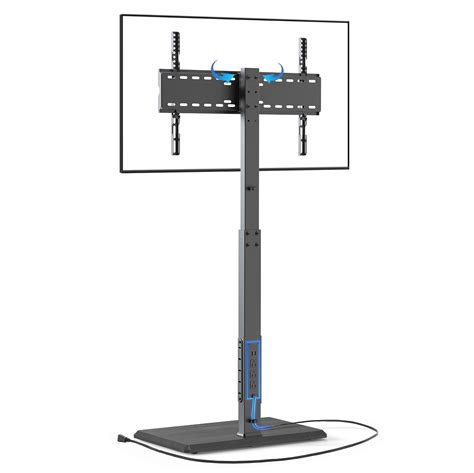 Universal Floor TV Stand,TV Floor Mount Stand with Power Outlet for 32 ...