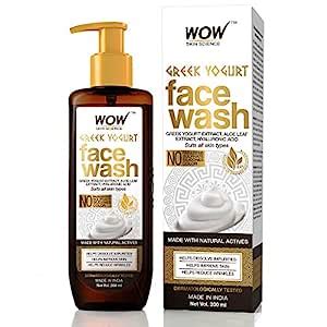 WOW Skin Science Greek Yoghurt Face Wash - No Parabens, Sulphate ...