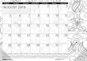 House of Doolittle 2019 Monthly Desk Pad Calendar, Whimsical Doodle ...