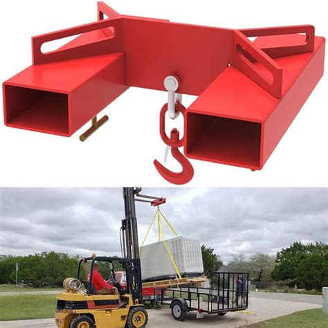 Buy ELITEWILL Forklift Lifting Hook, 6600lbs Capacity Forklift Lifting ...